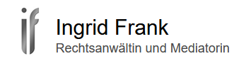 Logo Rechtsanwältin und Mediatorin Ingrid Frank